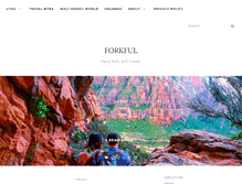 Tablet Screenshot of forkful.net